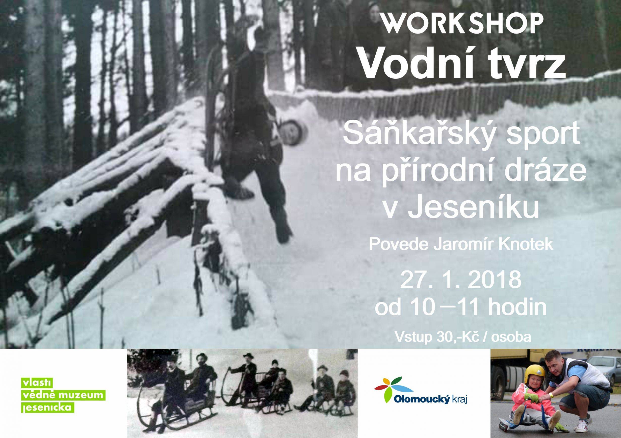 Sáňkařský sport na přírodní dráze v Jeseníku (workshop)