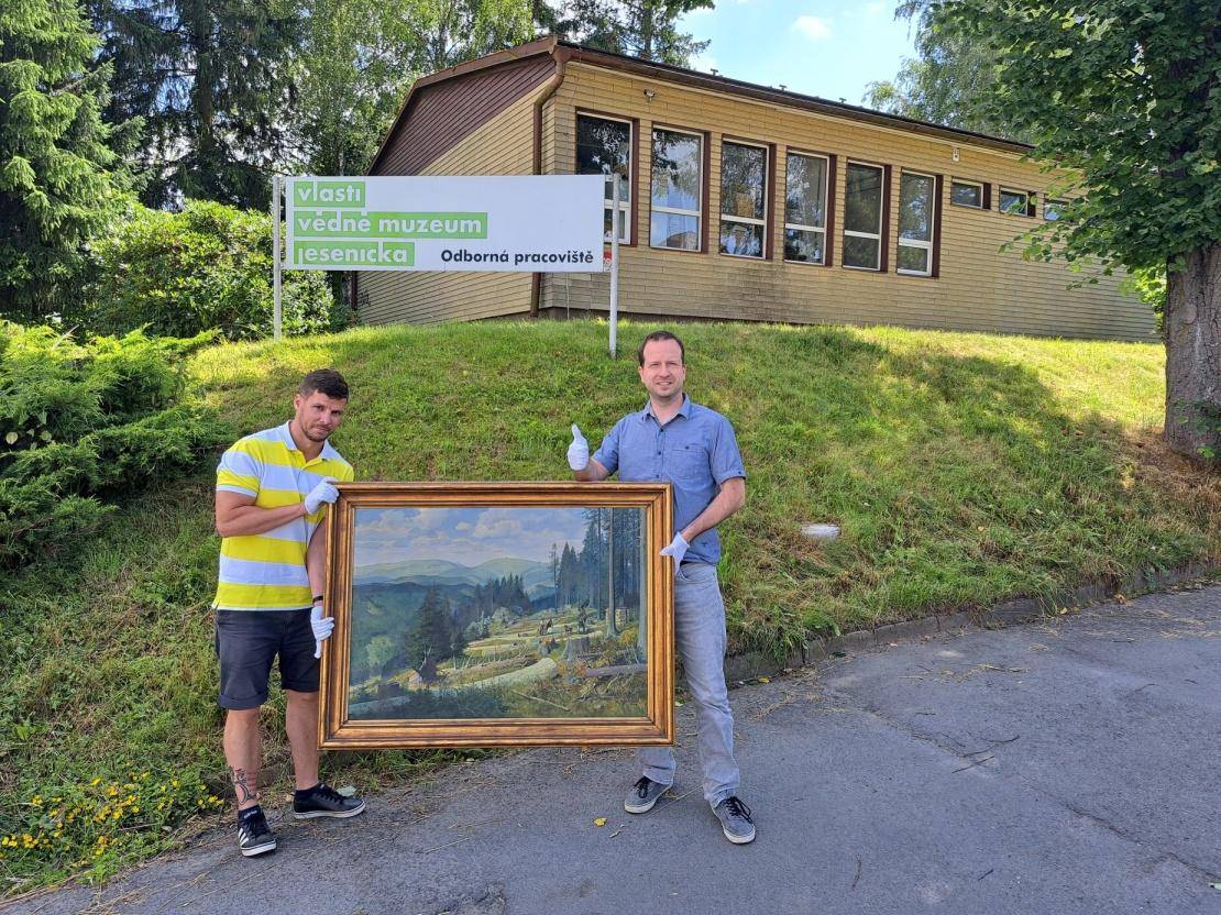 Assmannův Pohled na Praděd v muzejních sbírkách!