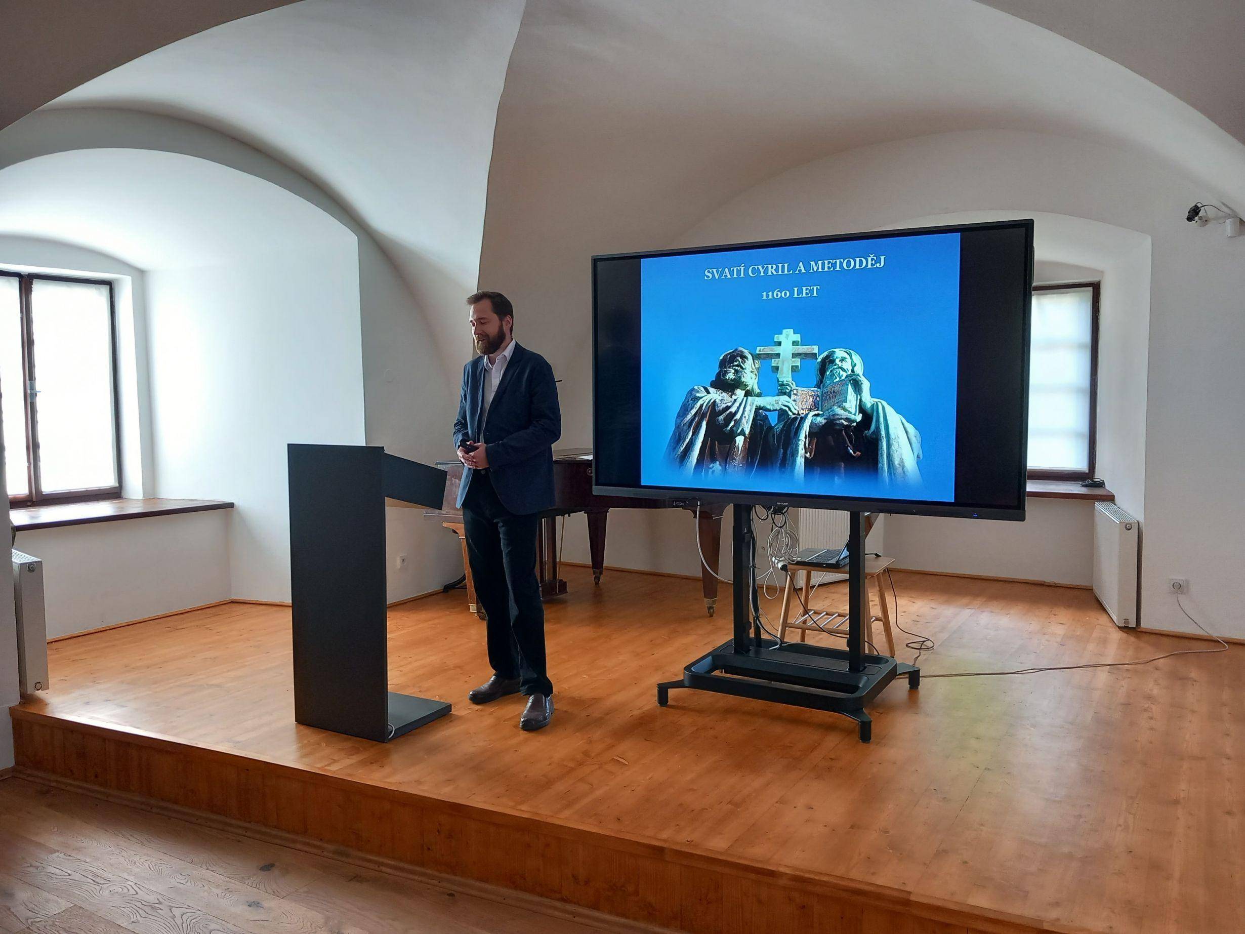 Přednáška připomněla velké dílo a odkaz svatých Cyrila a Metoděje
