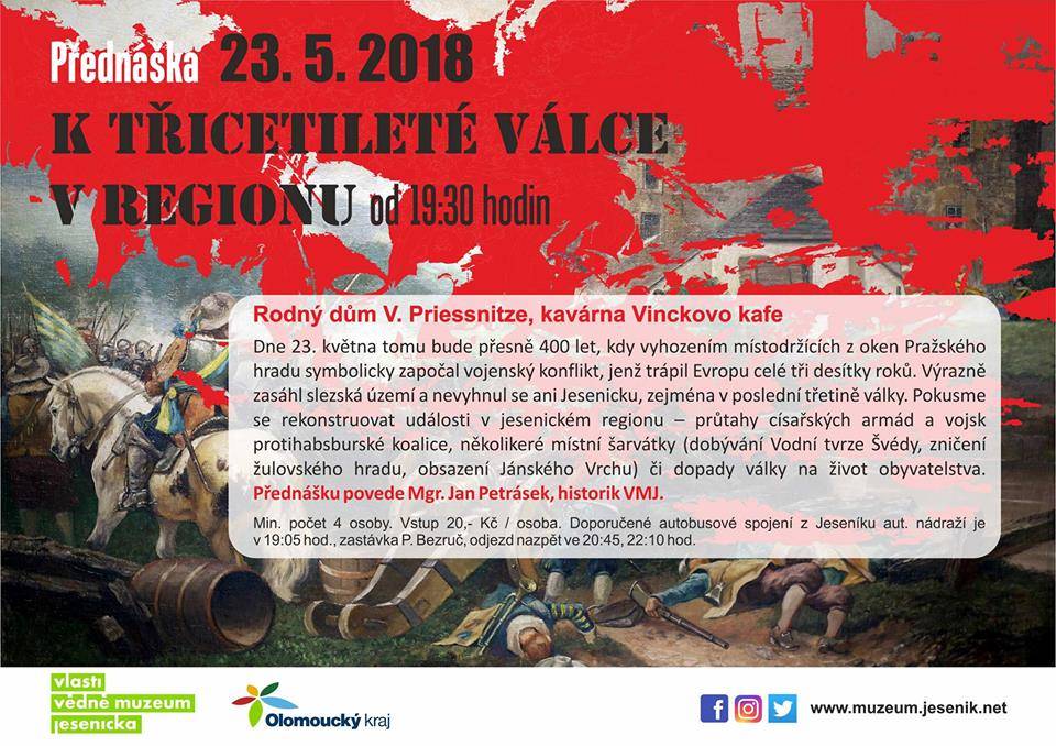 K Třicetileté válce v regionu (přednáška)
