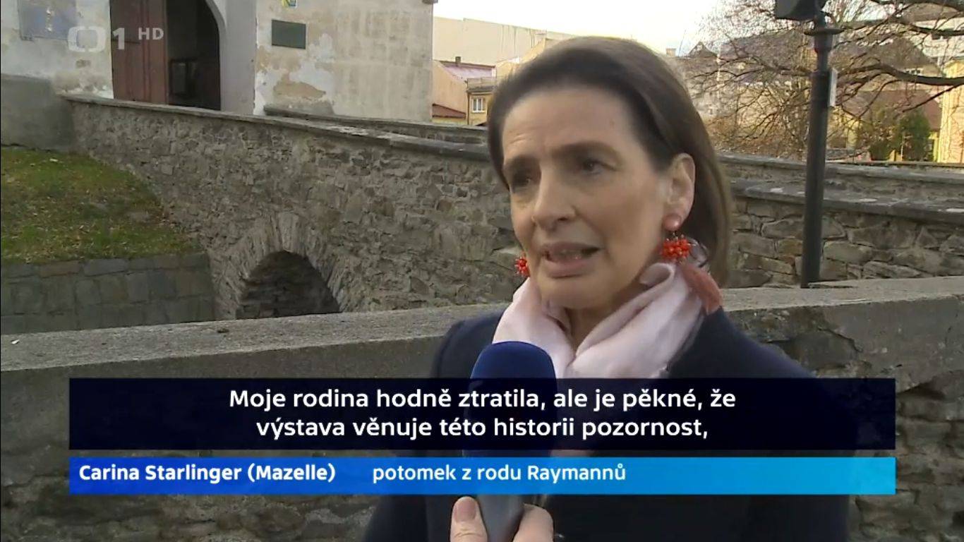 Reportáž ČT o výstavě věnované rodinám Regenhartů a Raymannů
