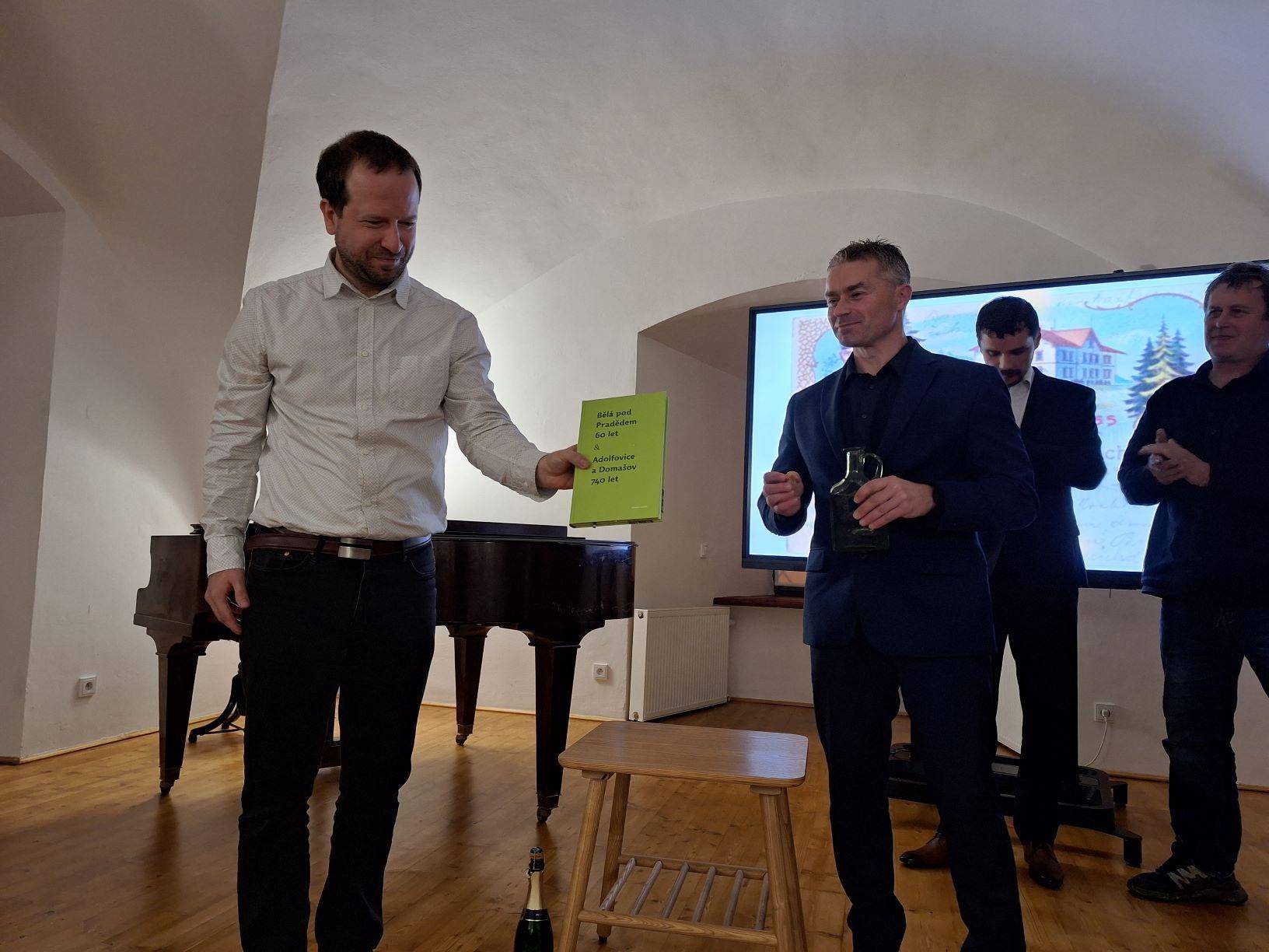 Křest knihy o dějinách obce Bělá pod Pradědem