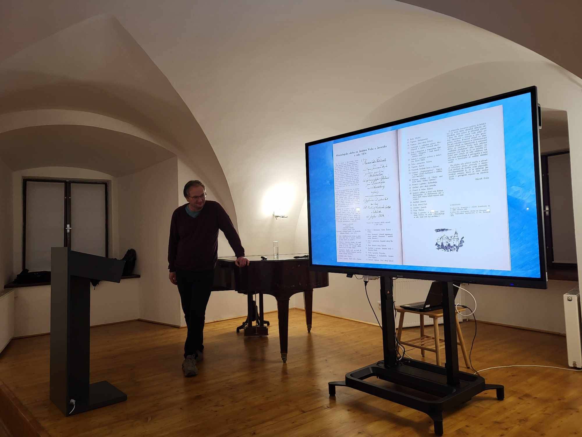 Přednáška připomněla historii jesenické muzejní geologie