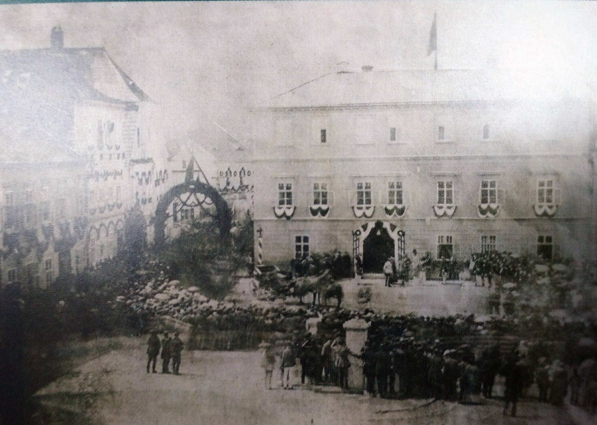Návštěva císaře v Jeseníku, 1860.