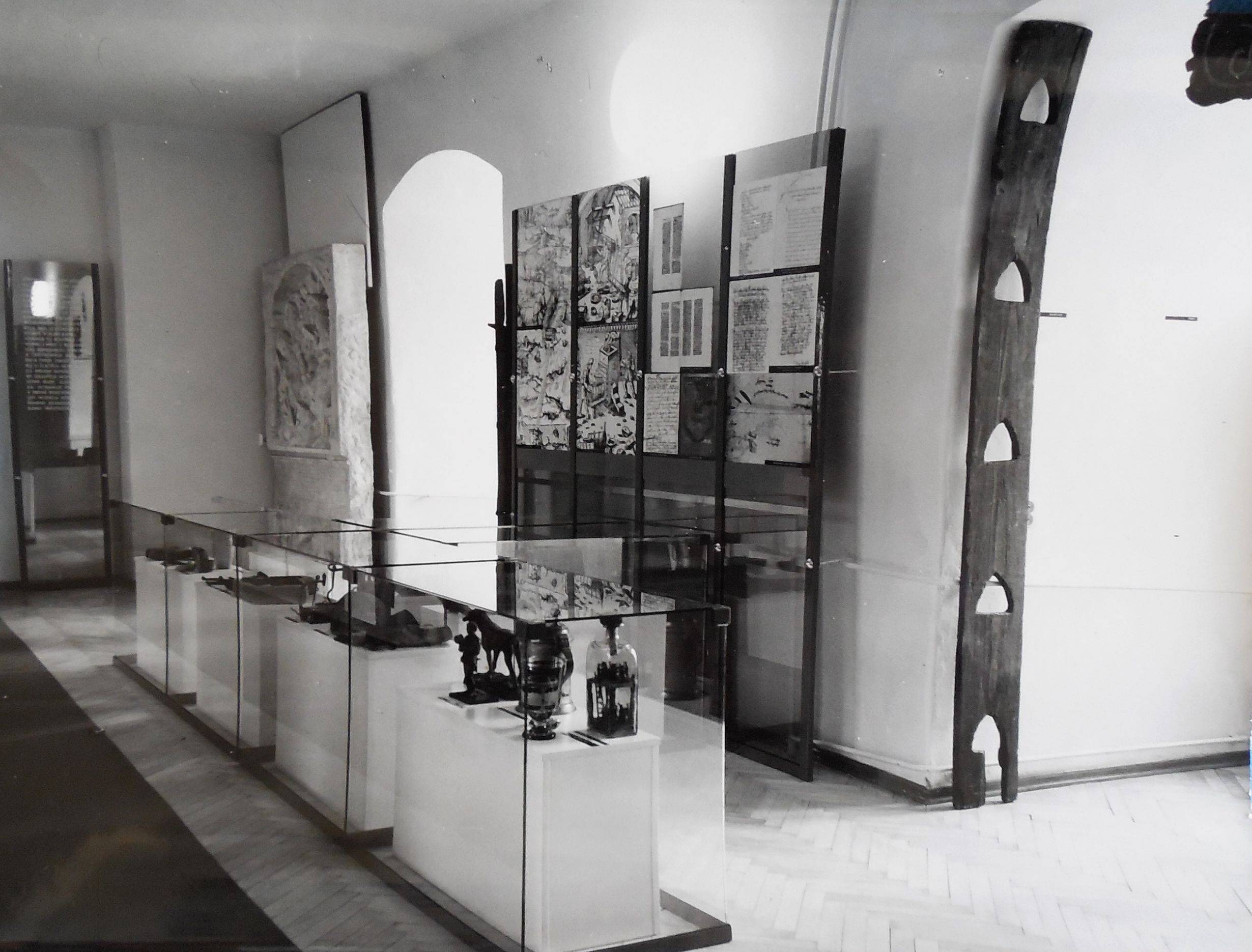 Podoba historické expozice VMJ, 80.- 90. léta 20. století.