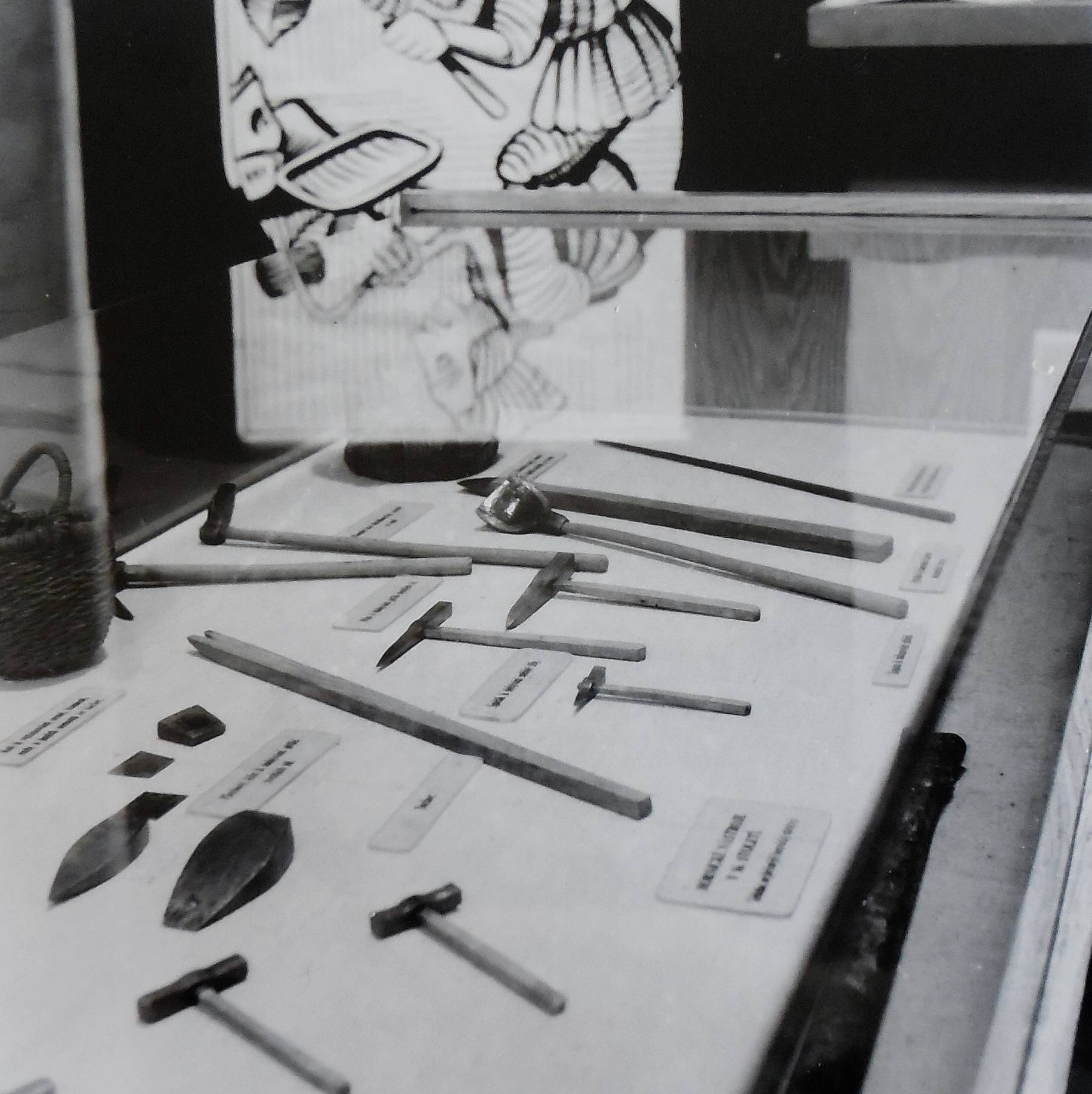 Expozice kamenictví a vápenictví, 80.-90. léta 20. století.