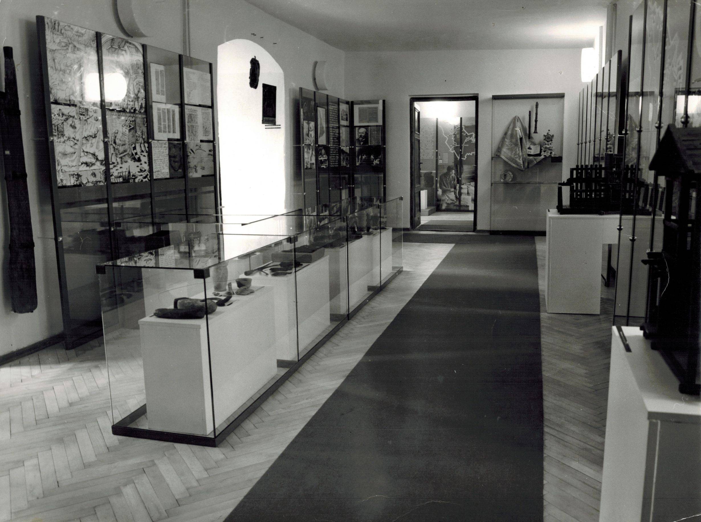 Podoba historické expozice VMJ, 80.- 90. léta 20. století.