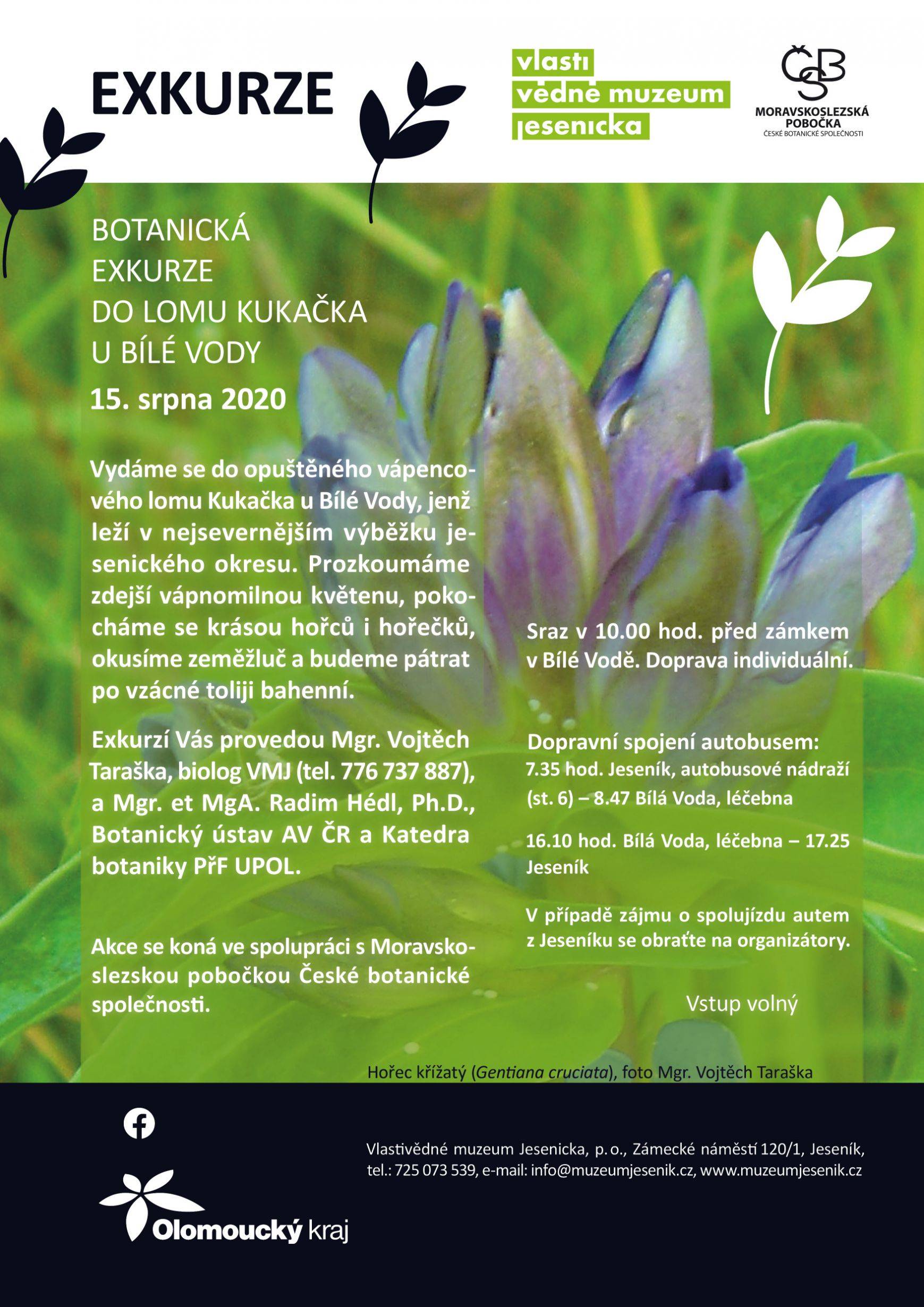 Botanická exkurze do lomu Kukačka u Bílé Vody