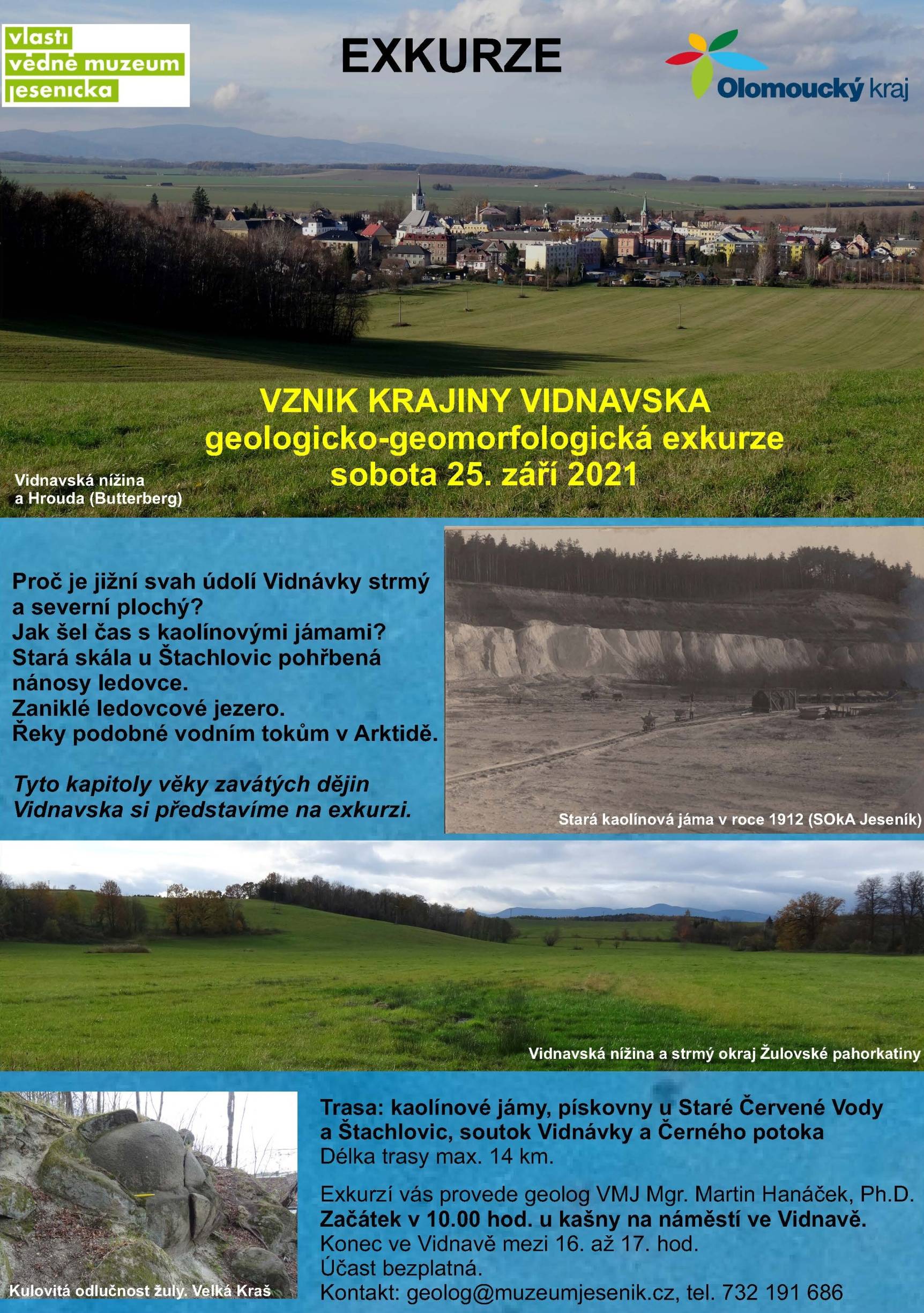 Vznik krajiny Vidnavska (exkurze)