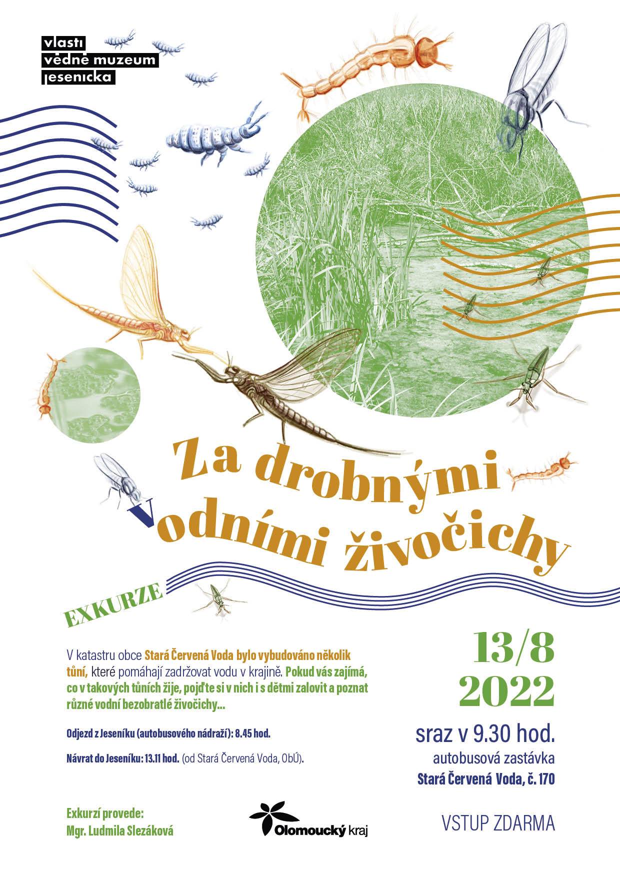 Exkurze za drobnými vodními živočichy