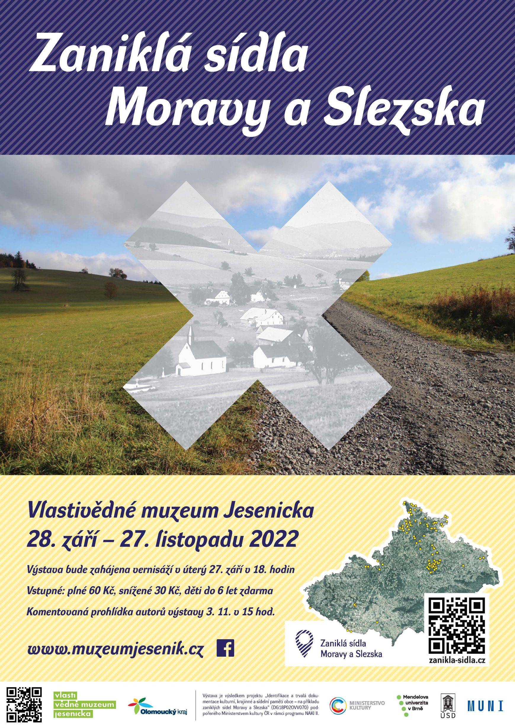 Výstava o zaniklých sídlech Moravy a Slezska zahájena