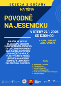 BESEDA S OBČANY Povodně na Jesenicku