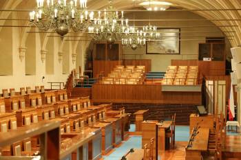 Jesenická policie a muzeum prezentovaly region v Senátu