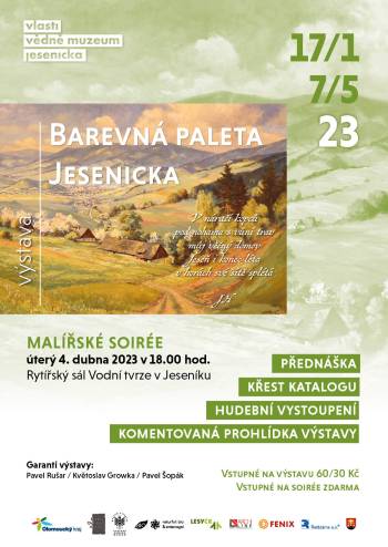 Malířská díla vystavena v galerii Vodní tvrze