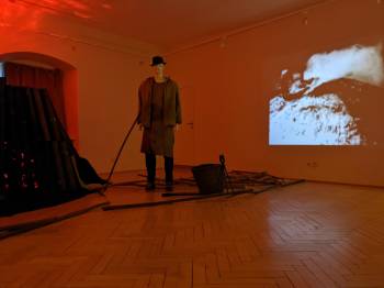 Do výstavy o uhlířích zavítala Česká televize