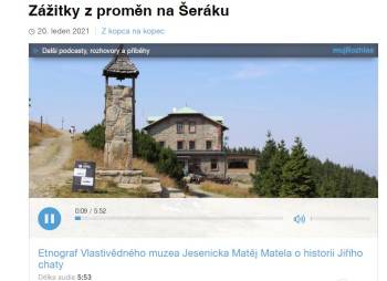 Za historií chaty na Šeráku s Matějem Matelou