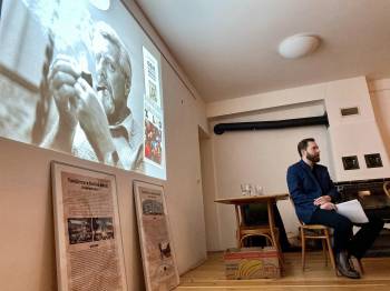 Letošní poslední muzejní přednáška pro Tančírnu v Račím údolí představila Adolfa a Konrada Lorenzovy