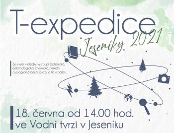T-EXPEDICE Jeseníky 2021 startuje již v tomto týdnu
