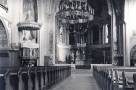 Interiér kostela upravený po 2. světové válce (zdroj: archiv obce Mikulovice).