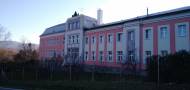 Budova odborné školy v Žulové, dnes Výchovný ústav, střední škola a jídelna, Žulová.
