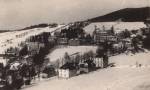 Celkový pohled na lázně Jeseník v zimě 1945-1946 (archiv autora).