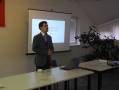 Ondřej Kolář přednáší na téma