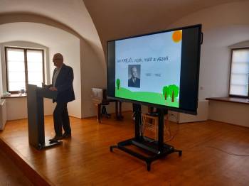 Přednáška připomněla pohnuté osudy vojáka a malíře Jana Krejčího