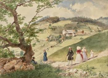 Velký priessnitzovský objev: významný maďarský malíř Barabás a jeho vyobrazení lázní