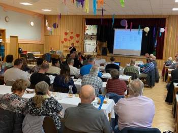 Setkání muzejních pracovníků se Skorošickými v jejich kulturním domě